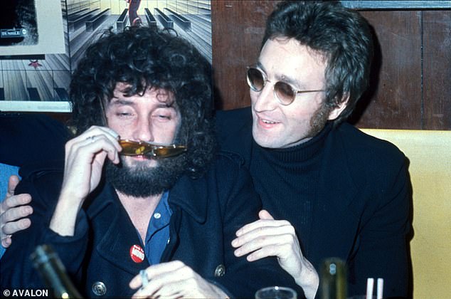 Spector had a habit of pointing weapons at anyone who displeased him, included John Lennon and The Ramones. Pictured: Phil Spector with John Lennon