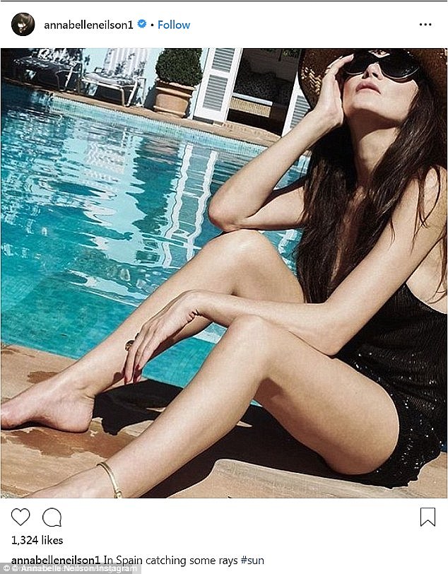 La difunta modelo aparece en España el 17 de junio, en una imagen de su Instagram.