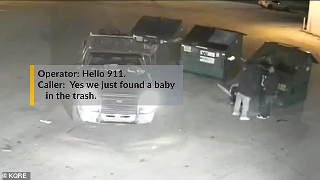 Han surgido llamadas de pánico al 911 que detallan el horrible momento en que se encontró a un recién nacido en un contenedor de basura en Nuevo México.  