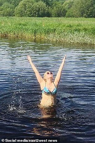 Anna Uskova se bañó en el río Oredezh, donde luego se ahogó