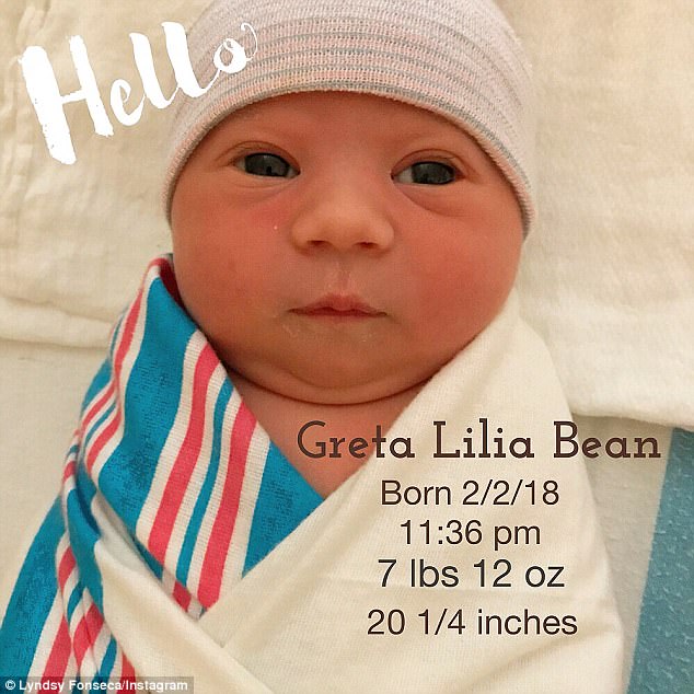 Hola bebé: Greta Lilia Bean nació el 2 de febrero y pesó 7 libras y 12 onzas al nacer