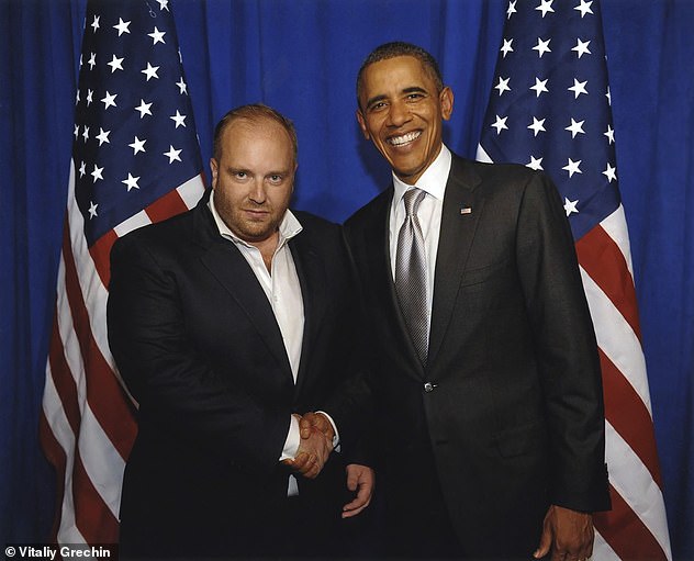 Vitaliy Grechin posó con Barak Obama en 2011