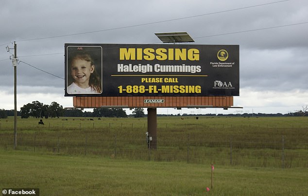 Nunca se encontró ningún rastro de Haleigh, a pesar de una búsqueda a gran escala que involucró a cientos de voluntarios y una investigación que involucró a múltiples agencias de aplicación de la ley.