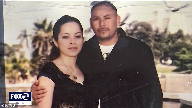 El padre del ex marine, José Hernández, y su madrastra, Yessenia Soto Hernández, en la foto, estaban durmiendo en la cama cuando Flores entró y les disparó a ambos.