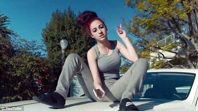 Danielle ha aparecido en una serie de videos musicales como invitada y ahora tiene su propio contrato de rap.