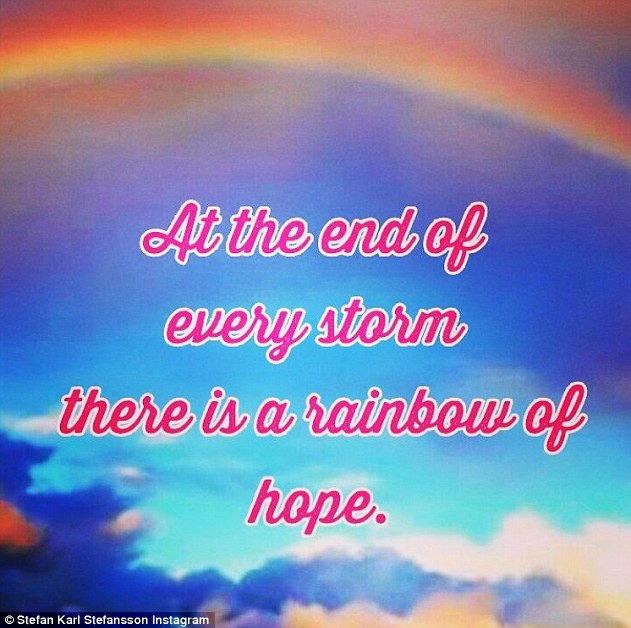 Inspirador: el actor, que tiene cuatro hijos, compartió su última publicación de Instagram el 25 de junio, un mensaje inspirador sobre la esperanza. 