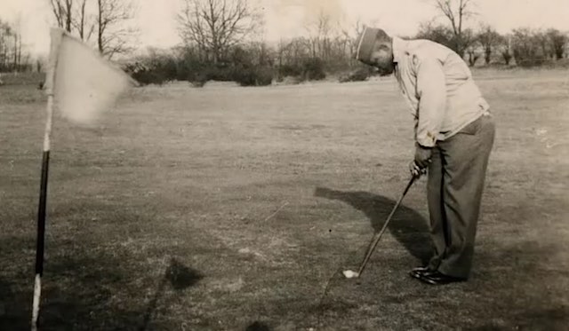Bill Powell golf 1940 foto de familia