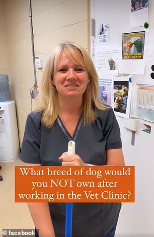 En el clip, la mujer detrás de la cámara les hizo la misma pregunta a los veterinarios, y cada uno respondió con la misma respuesta.