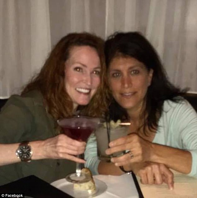 Michelle Rounds (L) married Krista Monteleone, 47, (R) in December last year. Rounds, who is comedian Rosie O'Donnell's ex, was found dead in her Florida home  after an apparent suicide on September 11